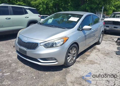 2014 Kia Forte Ex from USA, damaged, VIN KNAFX4A86E5106624